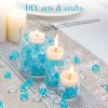 3 150PCS Fake Ice, Vase Filler Mixed Blue Fake Ice Rocks, Acrylic Crystals for Crafts Table Scatter Wedding Party Aquarium Tank Decorations
