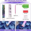 3 Beautiful Woman Diamond Art Kits for Adults, Flower Diamond Painting Kits, Dimond Art Paintings Kit, 5D Diamond Dot, Small Gem Painting Kit, Crystal Art Beginner, Home Wall Decor Gifts (12x16inch)