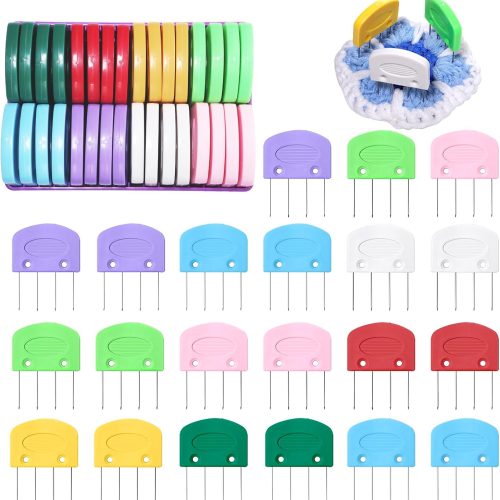 32 Pcs Knit Blocking Combs for Knitting, Crochet Blocking Pin, Short Knit Blockers Combs for Blocking Knitting Crochet Sewing Lace Needlework Projects Tool Device （White）