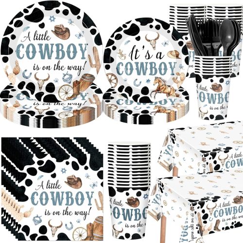 194 Pcs 50th Birthday Party Decorations Supplies Include Cheers to 50 Years Paper Plates Napkins Cup Tablecloth Fork Knife Spoon for Women Men Birthday Anniversary Party Supplies
