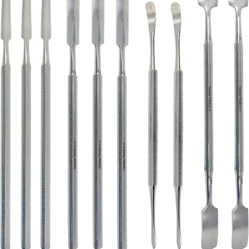 10 Pc Stainless Steel Spatula Wax & Clay Sculpting Tool Set