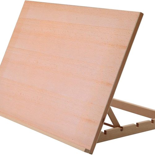 1 Falling in Art Extra Large 5-Position Wood Drafting Table Easel Drawing and Sketching Board, 29 1/2 Inches by 19 2/3 Inches