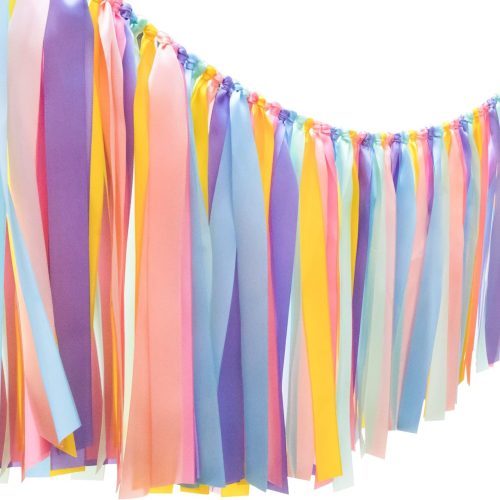 Light Purple Fringe Curtain Backdrop, 2 Pack Tinsel Foil Fringe Curtains Party Decorations Streamers, Xmas Light Purple Metallic Glitter Backdrop for Birthday Wedding Bridal Shower Photo Booth
