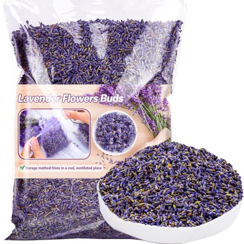 3OZ Dried Lavender Flowers- Lavender Buds Sachets Bags for Drawers Closets Fresh Scents Lavenders Sachet Bags Dried Flowers for Patry Birthday Bridal Shower Organic Bulk
