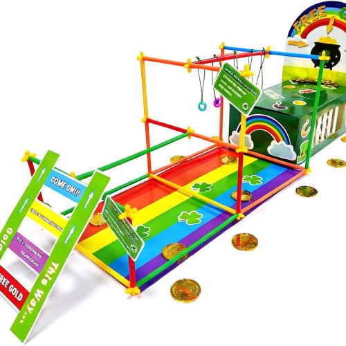 St Patricks Day Decorations DIY to Catch a Leprechaun Trap Craft Kit for St Patricks Day Party Supplies Brand: DQFAQYY