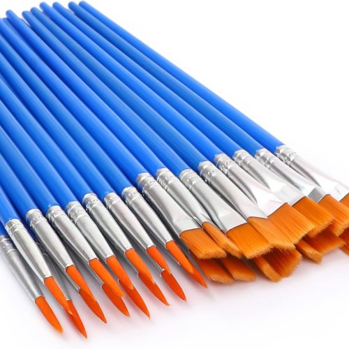 30 Pcs Paint Brushes, Small Brush Bulk for Detail Painting