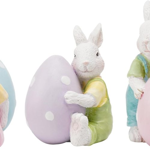 Spring Easter Bunny Eggs Decoraion - Cute Bunny Easter Decorations for The Home/Spring/Weddings Set of 3