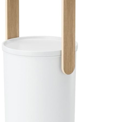 1 Bellwood Toilet Paper Stand Holder with Reserve Storage Compartment for 3 Rolls