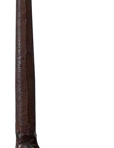 1 Cast Iron Giraffe Paper Holder Decorative Bathroom Toilet Paper Holder Stand 3.25 X 17.5 X 4.25 Inches (Brown)