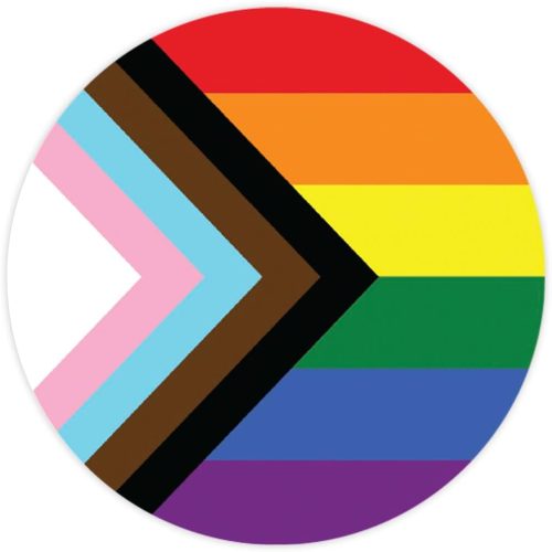 1 2" Gay Pride Stickers, Pride Accessories Progress Pride Flag Bulk Pride Merch Gay Stickers, LGBTQ Stickers for Pride Month, Gay Pride Stuff, 40 Pack Bulk Stickers for Small Business, Party