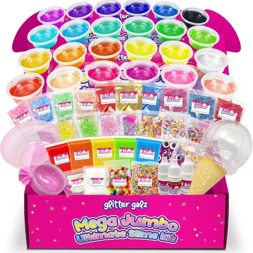 75 PCS Ultimate Slime Kit for Kids, Easter Butter Slime Making Set for Girls 6- 12, 36 Colors Premade Slime ,39 Add-ins to DIY, Glow in Dark ,Birthday Gifts & Party Favors for Girls & Boys Ages 10-12