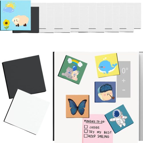 15 Pack Mini Magnetic Canvas Panel Small Square