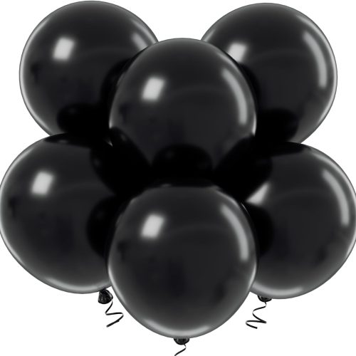 18 Inch Black Balloons - 35Pcs Large Thick Balloons Big Round Black Latex Balloon for Birthday Baby Shower Wedding Graduation Summer Themed Party Decorations