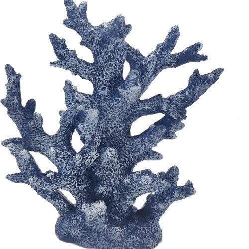 1 Beach Coastal Decor Coral Reef Home Decor Coral Statue Sculpture Home,Desk,Bathroom,Desktop Shelf Statue,Marine Themed Gifts