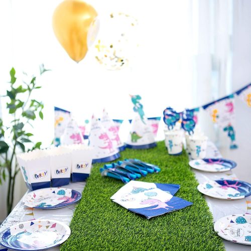 1 14" x 72" Artificial Grass Table Runner, Perfect for Parties, Birthdays, Restaurant Decoration, Bridal and Baby Showers, Spring, Fall Holidays, Receptions, Candy buffets, Dessert Tables, Wedding