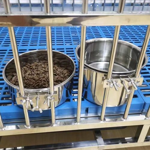 1 Dog Crate Water Bowl No Spill, 2 Pack Stainless Steel Large Dog Bowls, Hanging Dogs Kennel Water and Food Bowls for Crate Cage,Metal Feeder Dish Coop Cup for Medium Large Dogs Pets