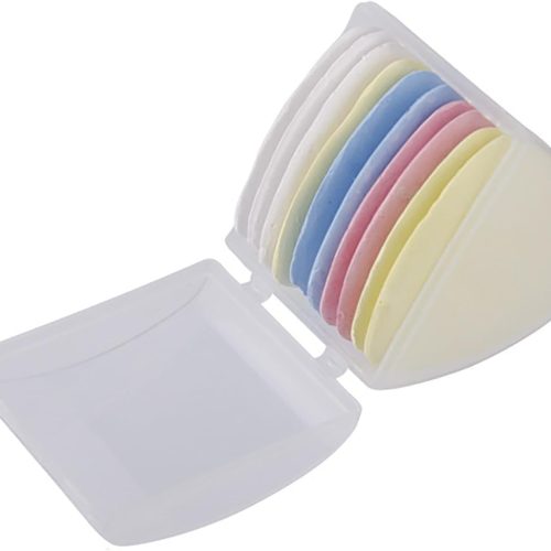 10Pcs Random ColorProfessional Tailors Chalk - Sewing Fabric Chalk, Sewing Tailors Fabric Marker Chalk | Colorful Fabric Tailors Chalk with Triangle Shape, Erasable Fabric Marking Tools, Sewing Tools