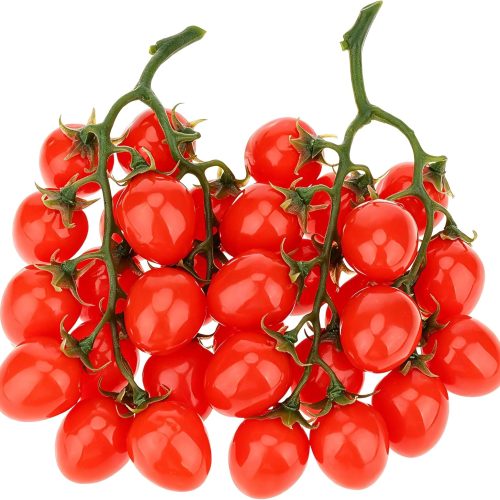 Gresorth 2 Pack Artificial Red Cherry Tomatoes Decoration Fake Tomato Home Kitchen Party Christmas Display
