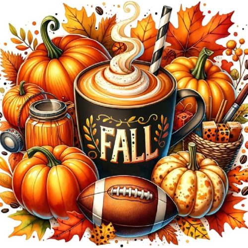 1 LWZAYS Fall Diamond Painting Kits for Adults, 5D DIY Diamond Art Kits Full Round Drill, Pumpkin Paint with Diamonds Crafts Mosaic Art for Home Wall Decor 14X14 Inch