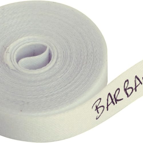 1 Iron-On Clothing Labels. Writable Name Tape for School & Daycare.Washable, Permanent Clothing Labels. 118 x 0.4 Inches. White Cotton