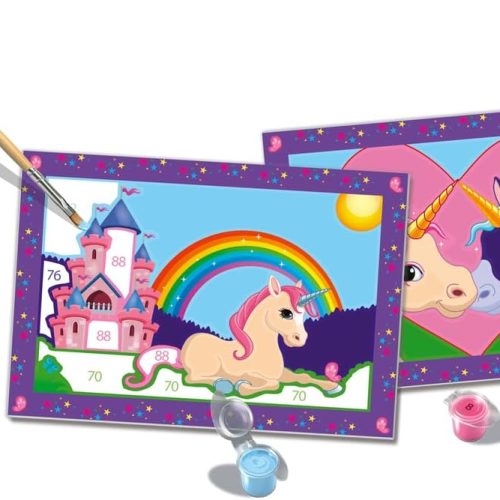 1 Magical Unicorns Paint by Numbers Kit for Kids - 23558 - Painting Arts and Crafts for Ages 5 and Up