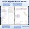 Monthly Planner 2026-2027 (7.4'' x 9.6''), 18 Months Calendar Book from Jul 2026-Dec 2027, 2026 Agenda Planner with Tabs & Pocket, 120GSM Paper, Black