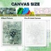 PHANTASYART Flowers Paint by Numbers Kit for Adult-Flowers Paint by Number Canvas for Adults,DIY Paint by Numbers Flower Perfect for Home Wall Decor Gifts 16x20inch