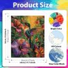 xcemhil Paint by Numbers Kit for Adults, Hummingbird Paint by Numbers for Adults, Paint by Numbers Kit for Beginner for Gift and Home Wall Decor 16x20 Inch