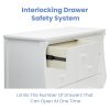 CT0425217JS_4 Delta Children Universal 6 Drawer Dresser with Interlocking Drawers - Greenguard Gold Certified, White