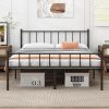 DIIYIV Queen Metal Bed Frame,Steel Slat Support,Noise Free,Easy Assembly | Queen Size Bed,Mattress Foundation,Underbed Storage,No Box Spring Needed