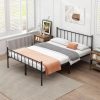 DIIYIV Queen Metal Bed Frame,Steel Slat Support,Noise Free,Easy Assembly | Queen Size Bed,Mattress Foundation,Underbed Storage,No Box Spring Needed
