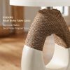 19'' Small Boho Table Lamps for Bedroom Set of 2, Farmhouse Rattan Bedroom Lamps for Living Room Rustic Home Decor, Nightstand Bedside Lamps for Sofa Table Entry Way, Suitable for Small Places