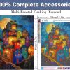 CT0430-SDP-148GT_2 ijbnhd House Diamond Art Kits for Adults, 12x16inch | House Diamond Painting, 5D Diamond Painting Dream House, DIY Full Drill, Gem Art Crafts for Home Wall Decor