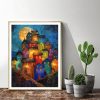 CT0430-SDP-148GT_3 ijbnhd House Diamond Art Kits for Adults, 12x16inch | House Diamond Painting, 5D Diamond Painting Dream House, DIY Full Drill, Gem Art Crafts for Home Wall Decor