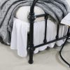 Bed Skirt Twin Size Ruffled Bed Skirt with Split Corners | 16 Inch Drop Dust Ruffle Bed Skirt with Platform, White