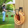 CT0431748JS_2 Garden Hose Holder Wall Mount - Metal Water Hose Hanger for Outside, Durable Hook for Garden, Garage, or Yard Storage