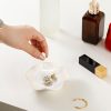 Ceramic Jewelry Dish Tray, Ring Dish Holder,Trinket Tray,Small Key Bowl | Cute Aesthetic Nightstand Bedroom Room Decor Mothers Day Friendship Christmas Birthday Gifts for Women