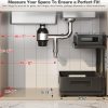 2 Pack Under Sink Organizer with Next-Gen Ball-Bearing Slides,2-Tier Pull Out Cabinet Storage,Height Adjustable Drawer Shelf for Bathroom,Kitchen,Laundry,Cabinet,Pantry(Patent Pending)