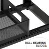 2 Pack Under Sink Organizer with Next-Gen Ball-Bearing Slides,2-Tier Pull Out Cabinet Storage,Height Adjustable Drawer Shelf for Bathroom,Kitchen,Laundry,Cabinet,Pantry(Patent Pending)