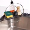 CT0434005JS_4 Tomorotec Triangle Roll Up Dish Drying Rack with Silicone Coating, Black | 304 Stainless Steel with BPA-Free Silicone, Triangle Design Maximizes Sink Corner Space, Fits Compact Kitchens And RVs