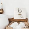 Seagull Beach Bathroom Decor, Seagull Wooden Box Signs Coastal Decor, Funny Wood Signs for Bathroom Restroom Toilet Counter Shelf , 5x5 Inch