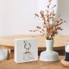 Seagull Beach Bathroom Decor, Seagull Wooden Box Signs Coastal Decor, Funny Wood Signs for Bathroom Restroom Toilet Counter Shelf , 5x5 Inch