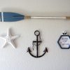 WALL CHARMERS 16" Cast Iron Metal Anchor Wall Decor (Rustic)