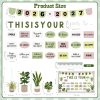 CT0434796JS_2 This is Your Year Bulletin Board Set Plant Motivational Classroom Decoration Inspirational Welcome Back to School Bulletin Board Cutouts for School Office Chalkboard Wall Door Decor Supply