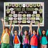 CT0434796JS_4 This is Your Year Bulletin Board Set Plant Motivational Classroom Decoration Inspirational Welcome Back to School Bulletin Board Cutouts for School Office Chalkboard Wall Door Decor Supply