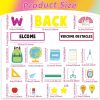 Welcome Back to School Bulletin Board Set Welcome Back Classroom Decorations Motivational Inspirational Quotes Bulletin Board in Our Back to School Era Cutouts for School Chalkboard Wall Door Decor