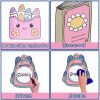 Bk to School Classroom Door Decor Bohemian Style Welcomes Back to School | Pre-cut boho set: 20 nameable backpacks,11 Paper Cutting "Welcome" banner & 100 dots.Laminated, reusable warm classroom decor