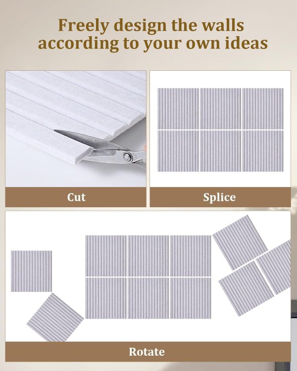 24x16 inches Large Bulletin Board, Decorative Felt Pin Board, 0.35“ Thick Foldable Photo Display Board with Self-Adhesive Tape, Vision Board for School Home Kitchen Office Walls - Dark Camel