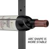 2 Pack 12 Bottle Wall Wine Rack for 24 Wine Bottles, DIY Detachable Wall Mount Wine Rack, Wine Storage Organizer Display Holder Used As One or Four, for Dining Room, Wine Cellar, wine lover gift