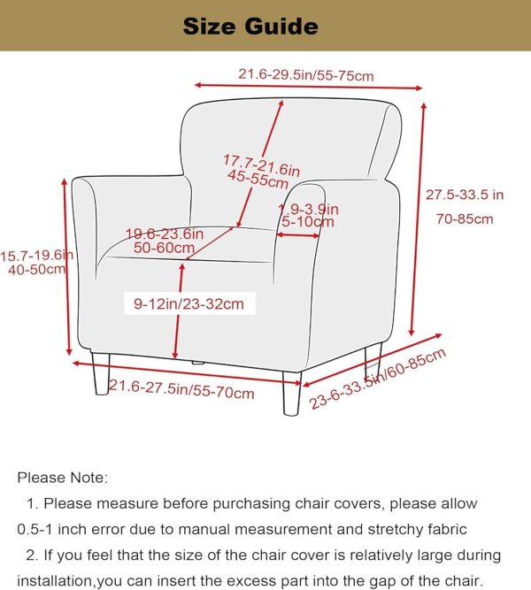 Stretch Modern Banquet Armchair Slipcover 1-Piece Accent Chair Covers with Arms Soft Chair Slipcovers for Living Room Armchair Furniture Protector Office Reception Reading Sofa (Khaki)
